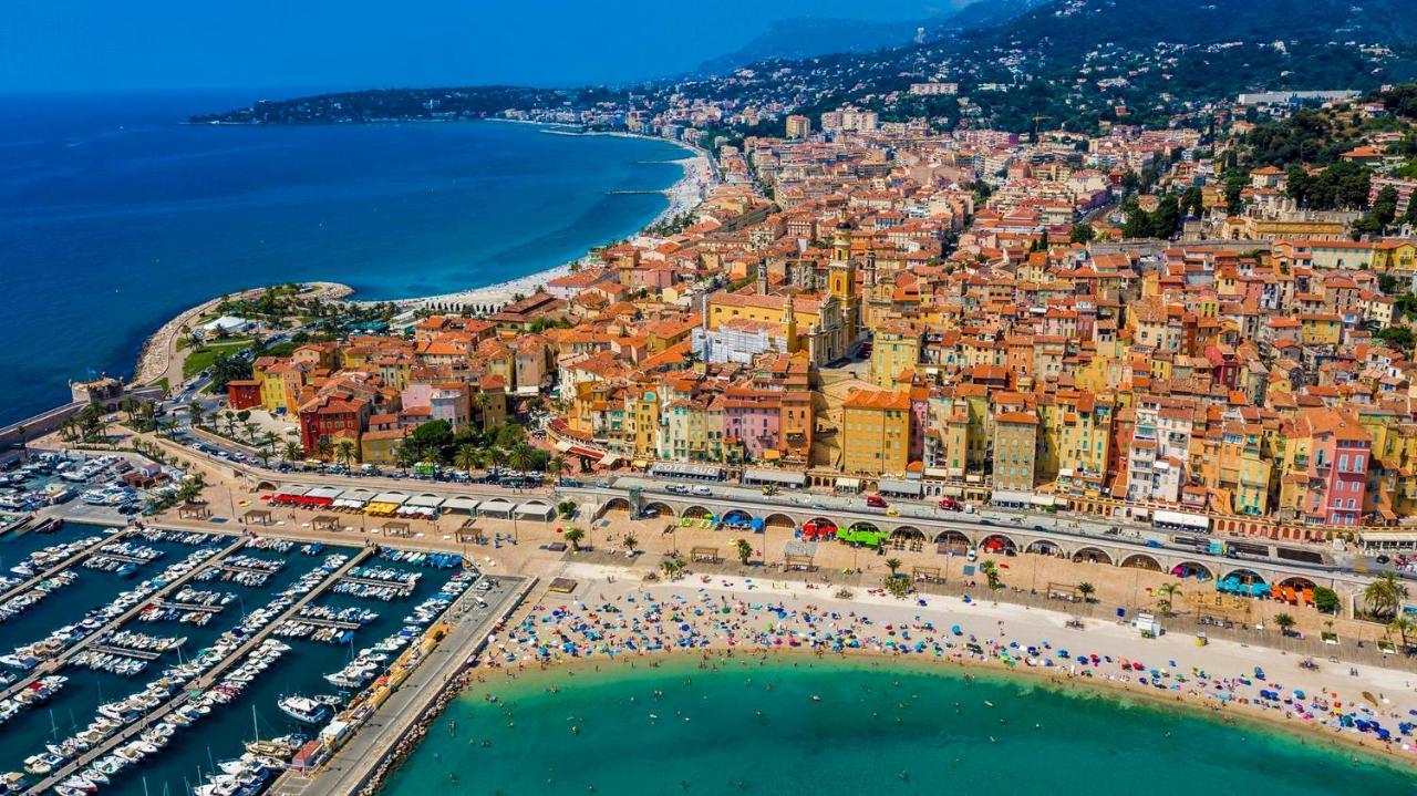 Superbe 2 Pieces Neuf A 100M De La Plage Menton Exterior photo